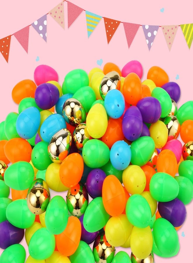 أباكوكو، 300 بيضة عيد الفصح، بيض بلاستيكي بألوان زاهية متنوعة، 2.35 بوصة، مثالي للبحث عن بيض عيد الفصح، والزينة، وحشو السلال. - Image 3
